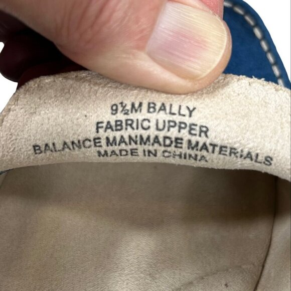 Axxiom Shoes for Life Bally Blue Moccasin Loafer Slip-On Flats Size 9.5 - Picture 4 of 7